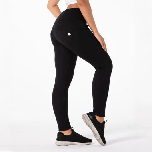 Cheeky Black High Waist Butt Lift Pants - Model Mannequin