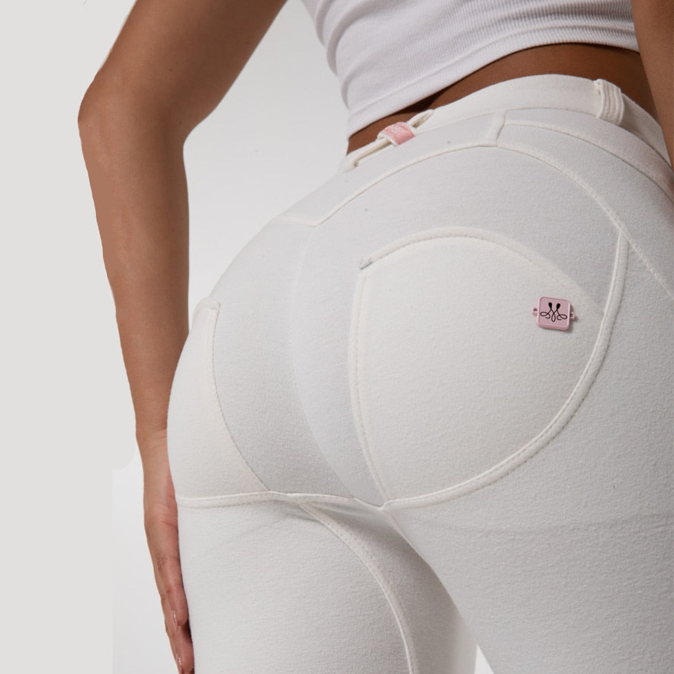 Cheeky White Butt Lift Pants - Model Mannequin